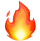 Apple iOS Fire Emoji